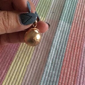 Kendra Scott Globe Locket Charm in rose gold